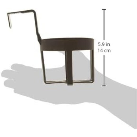 Large Plastic Cup & Beverage Holder, Black, 44oz 3.5L, Pack of 2 - Picture 8 of 8